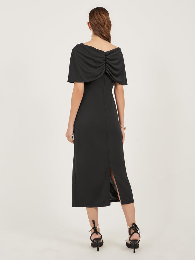 Styli Bow Bodice Midi Dress - Image 5