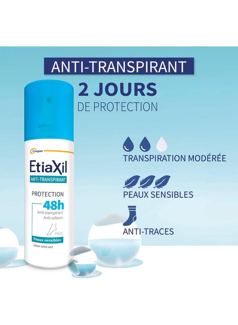 Etiaxil Anti-Perspirant Deodorant 48H Feet 100ml - Image 2