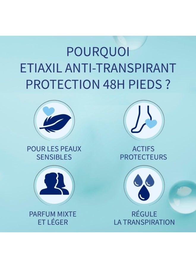 Etiaxil Anti-Perspirant Deodorant 48H Feet 100ml - Image 3