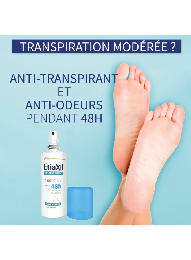 Etiaxil Anti-Perspirant Deodorant 48H Feet 100ml - Image 4