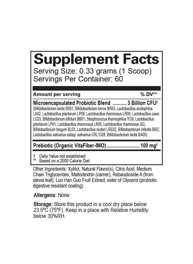 Essential Source TriActive Biotics™ Junior for Kids - Powder - Probiotics, Prebiotic Blend with 6 Billion CFU - Digestive Enzymes Supplement for Kids - Helps Support Gut Health, Immune Defense - Image 3