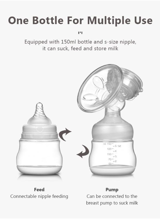 kiddoz - By11 Electric Breast Pump, Model 268, 9 Adjustable Suction Levels, Rechargeable 850Mah Battery, Bpa-Free, 150Ml Capacity, Blue - Image 1