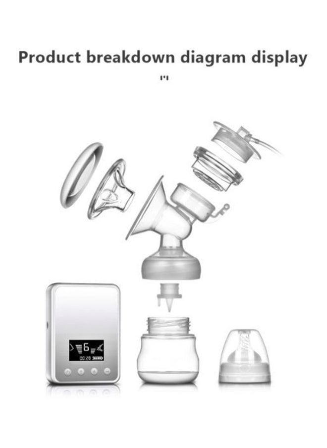 kiddoz - By11 Electric Breast Pump, Model 268, 9 Adjustable Suction Levels, Rechargeable 850Mah Battery, Bpa-Free, 150Ml Capacity, Blue - Image 1
