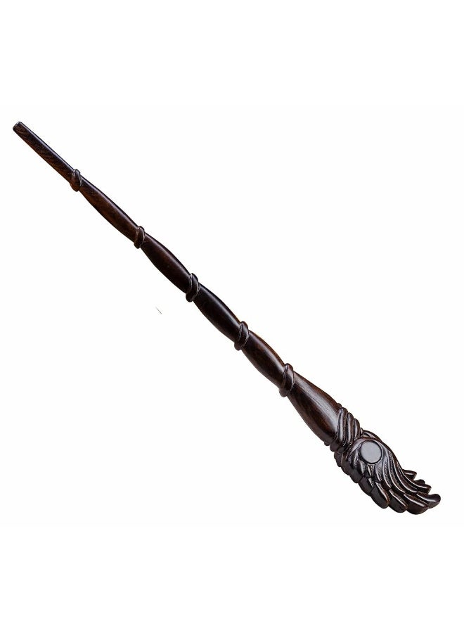 Handicraftviet - Wooden Wizard Wand 15 inch, Magic Wand Real Wood/Collectible Cosplay Magic Wand/Magical Gift for Halloween, Christmas and Birthday Party (S10) - Image 1