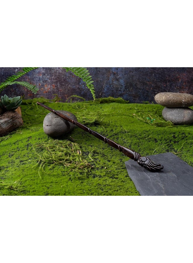 Handicraftviet - Wooden Wizard Wand 15 inch, Magic Wand Real Wood/Collectible Cosplay Magic Wand/Magical Gift for Halloween, Christmas and Birthday Party (S10) - Image 3
