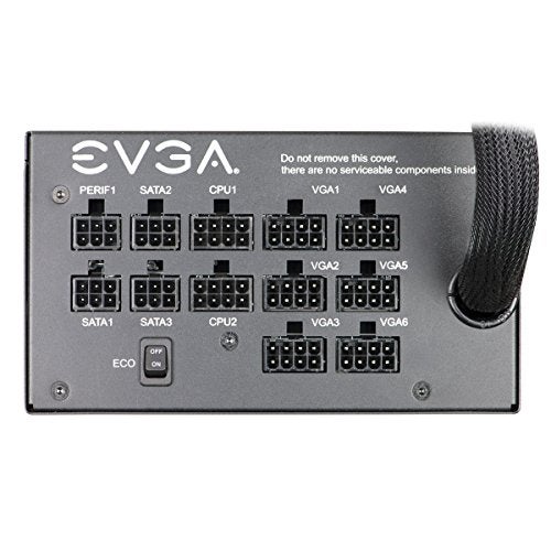 EVGA 210-GQ-1000-V1,1000 GQ, 80+ ذهبية 1000 واط, شبه مودولار, وضع EVGA ECO, ضمان 5 سنوات, مزود طاقة, أسود - Image 5