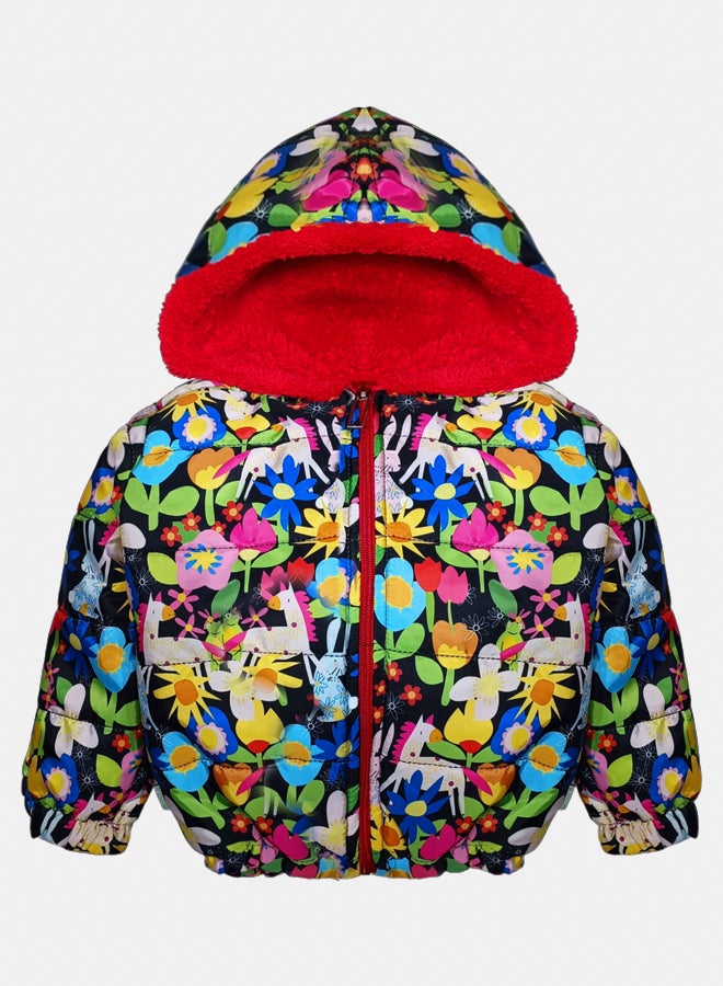 BabyShoora Baby Unisex Waterproof Fur Lined Jacket - Image 1