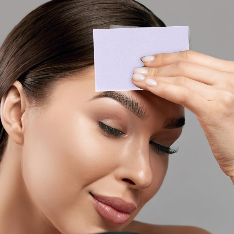Green Tea Lavender Oil Absorbing Blotting Sheets For Oily Skin Care Portable Tissues - Image 5