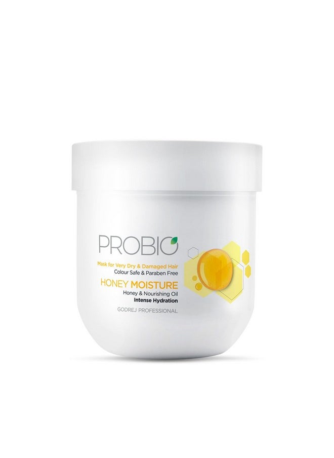 Godrej Professional - Probio Honey Moisture Hair Mask (200G) For Dry & Damaged Hair No Sulphate No Paraben No Sls No Sles With Honey & Nourishing Oil,1 Count - Image 1
