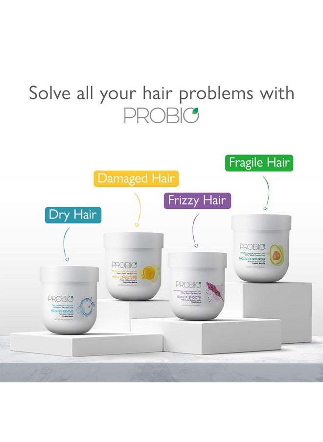Godrej Professional - Probio Honey Moisture Hair Mask (200G) For Dry & Damaged Hair No Sulphate No Paraben No Sls No Sles With Honey & Nourishing Oil,1 Count - Image 1