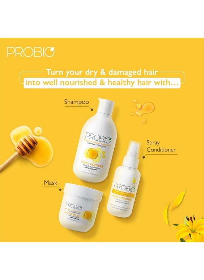 Godrej Professional - Probio Honey Moisture Hair Mask (200G) For Dry & Damaged Hair No Sulphate No Paraben No Sls No Sles With Honey & Nourishing Oil,1 Count - Image 1