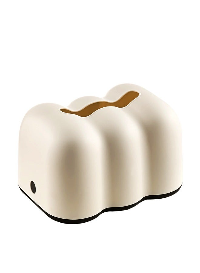 Cloud Shape Tissue Box Holder for Bathroom Bedroom Nightstand Livingroom  - Image 1