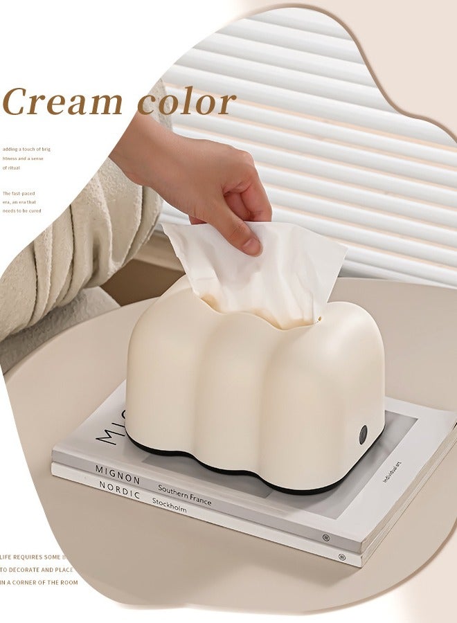 Cloud Shape Tissue Box Holder for Bathroom Bedroom Nightstand Livingroom  - Image 3