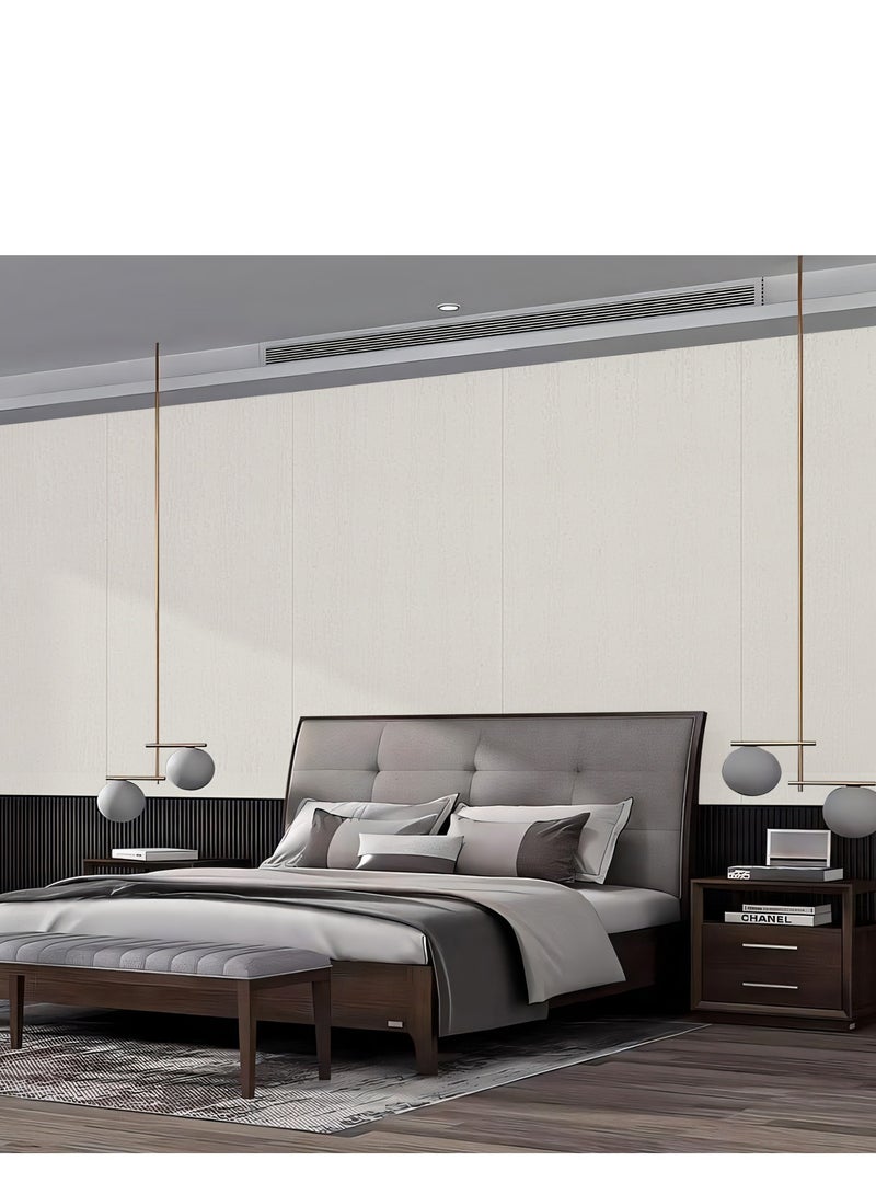 White Wood Contact Paper, Peel and Stick Self-Adhesive Wallpaper, Extra Thick, Decorative Vinyl Waterproof, 1000 x 40cm - Image 2