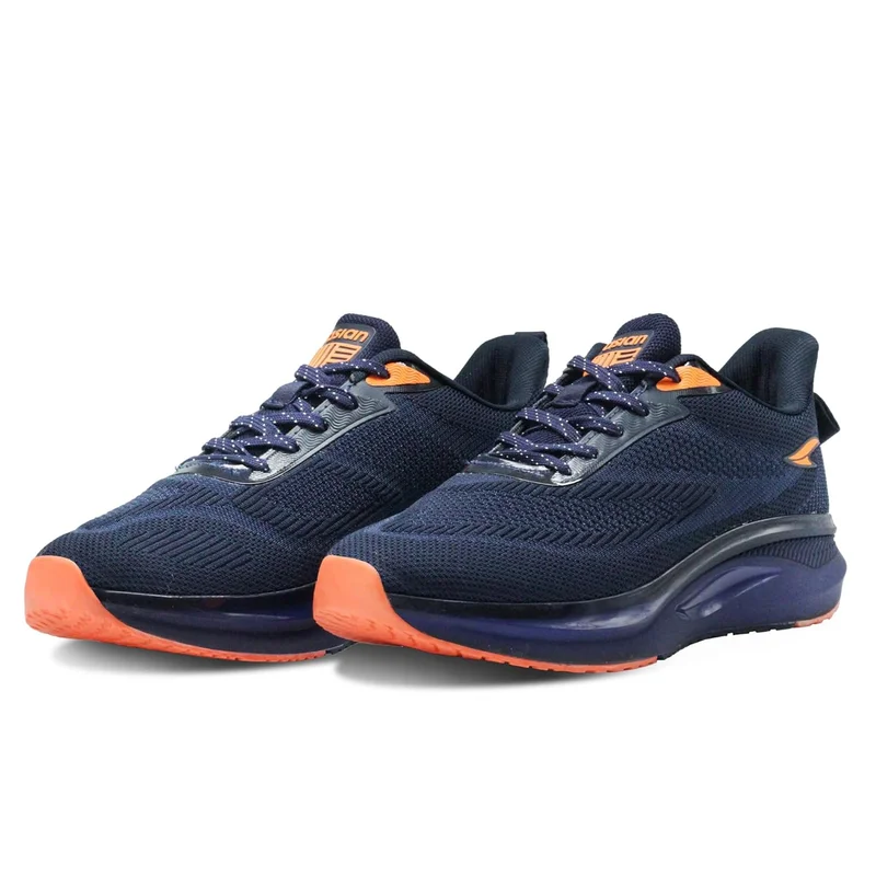 أسيان Navy Orange Running Shoes for Men and Boys