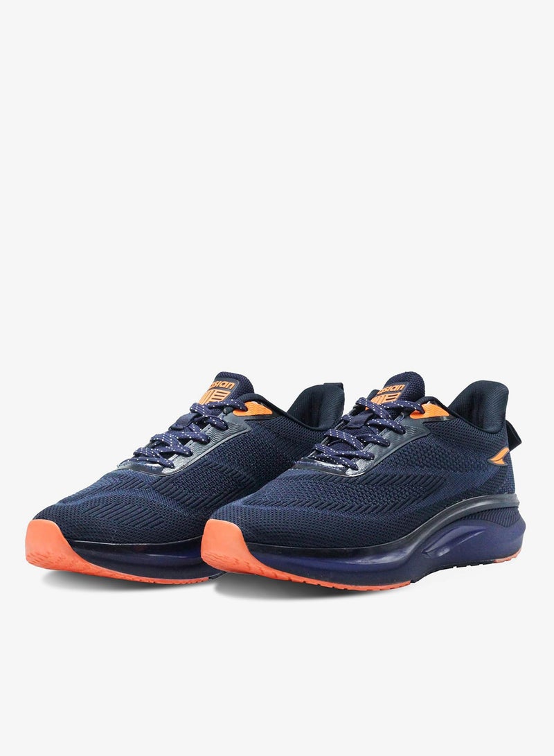 Asian Navy Orange Running Shoes for Men and Boys - Image 1