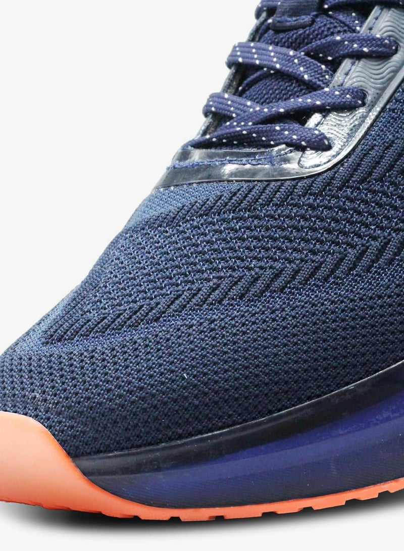 Asian Navy Orange Running Shoes for Men and Boys - Image 3