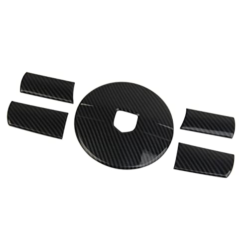 crosselec Carbon Fiber Interior Steering Wheel Trim Cover for 2008-2010 Dodge Challenger for 2006-2010 Charger for 2005-2007 Magnum - Image 5
