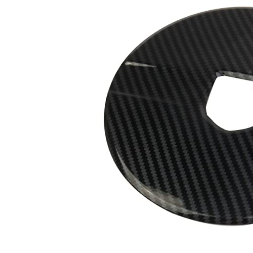 crosselec Carbon Fiber Interior Steering Wheel Trim Cover for 2008-2010 Dodge Challenger for 2006-2010 Charger for 2005-2007 Magnum - Image 3