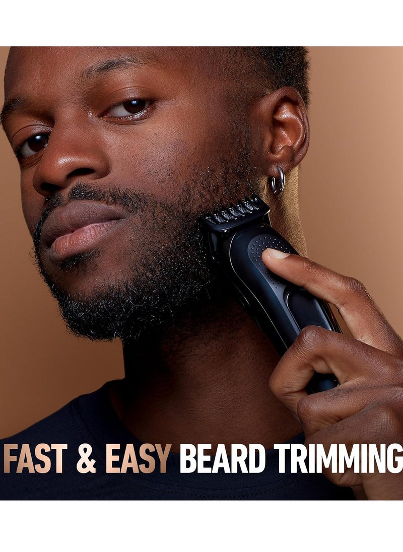 DOSCHER - 5-in-1 Beard & Hair Trimmer for men,Safe All-in-One Style Kit for Body,Manscaping,Face,Nose Hair Clippers & More,Gifts for Men - Image 1