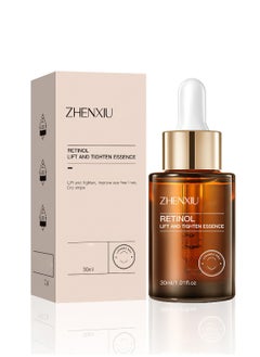 ZHENXIU Retinol Lift and Tighten Essence, Anti Aging Nourishing Face Moisturizer, Daily Facial Care for Firming Skin, Fading Fine Lines for All Skin Types 30ML  - Image 1