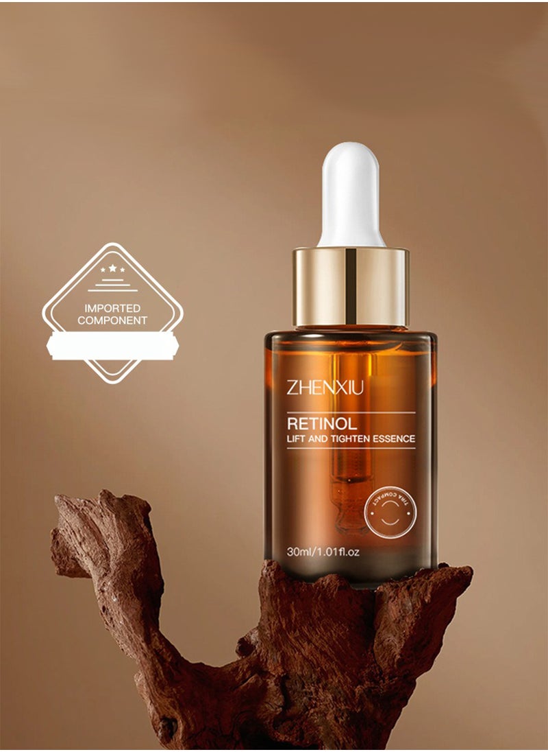 ZHENXIU - Retinol Lift and Tighten Essence, Anti Aging Nourishing Face Moisturizer, Daily Facial Care for Firming Skin, Fading Fine Lines for All Skin Types 30ML - Image 1