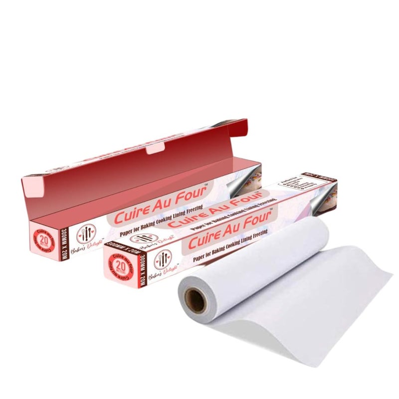 Cuire Au Four Multipurpose Food Wrapping Paper | Food Wrapping Paper ROLL | Paper Foil| Paper WRAP | (Pack of 3)