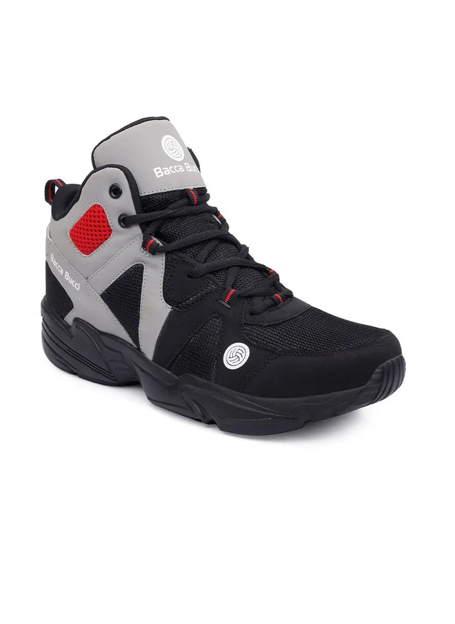 باكا بوتشي Men Grey High-Top Training Shoes