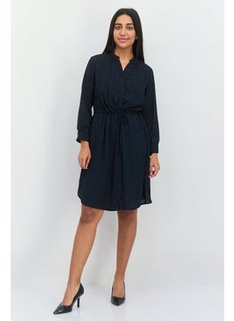 SELECTED FEMME Women Allover Printed Mini Dress, Dark Navy  - Image 4