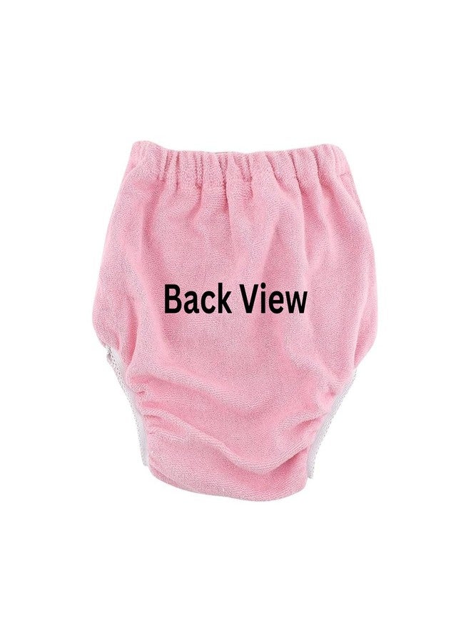 Reusable PVC Plastic Diaper Panties/Printed Baby Nappy Panties/Training Pants with Inner Towel Fabric & Outer Soft Plastic (0-6 Months Babies) (Multicolor, M, 4, Count) - Image 3