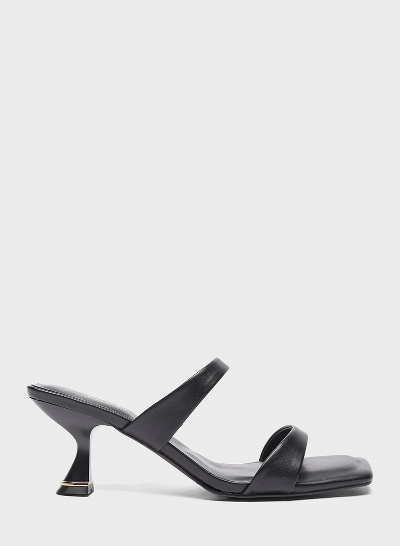 Celeste Double Strap Low Heel Sandals