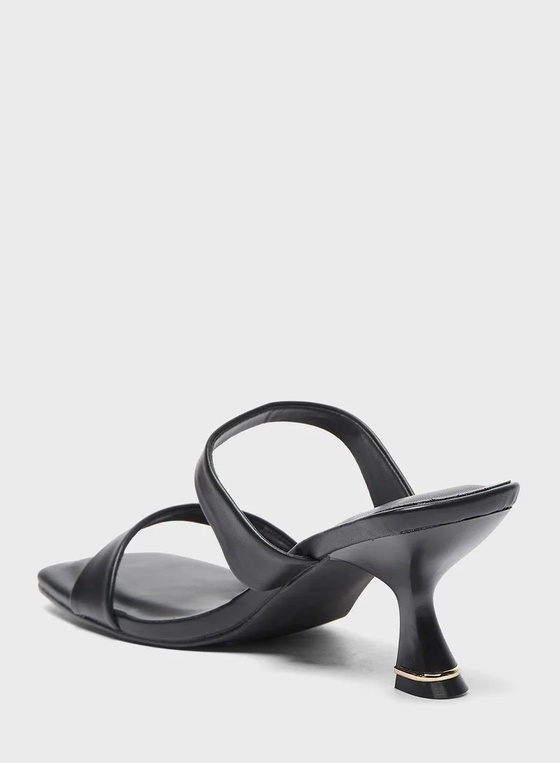 Celeste Double Strap Low Heel Sandals