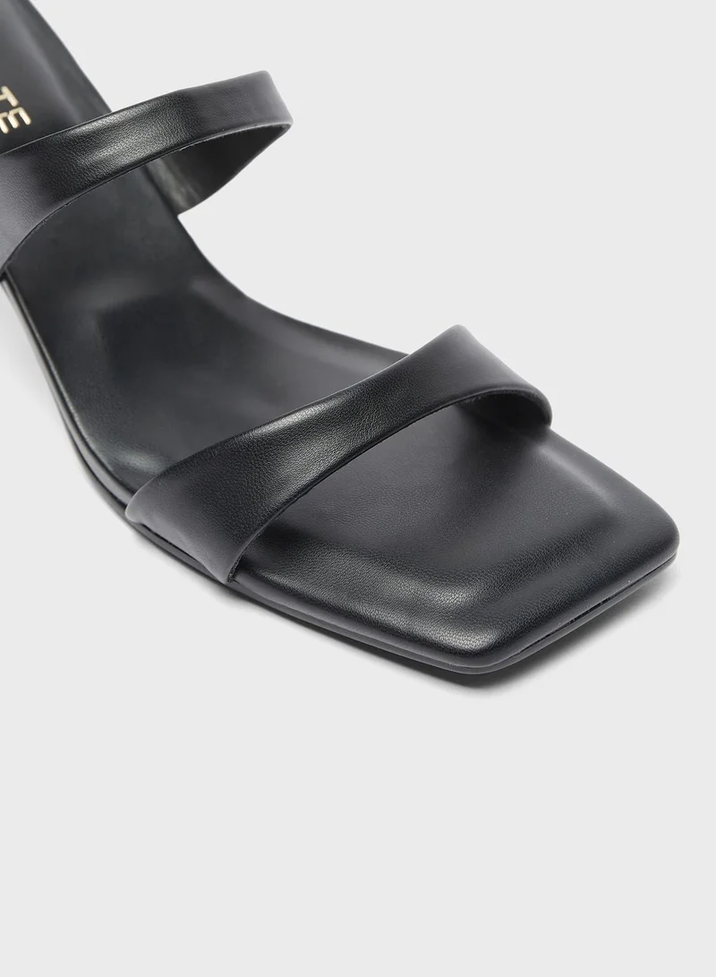 Celeste Double Strap Low Heel Sandals