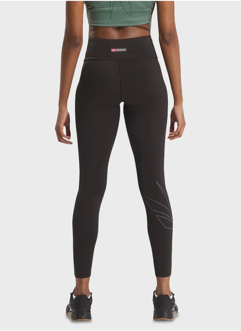 Reebok Lux Bold Graphic Tights