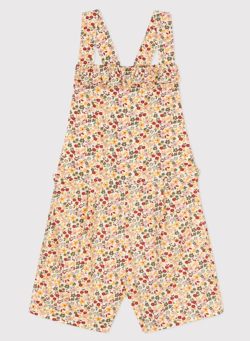 Petit Bateau Kids Poplin Playsuit