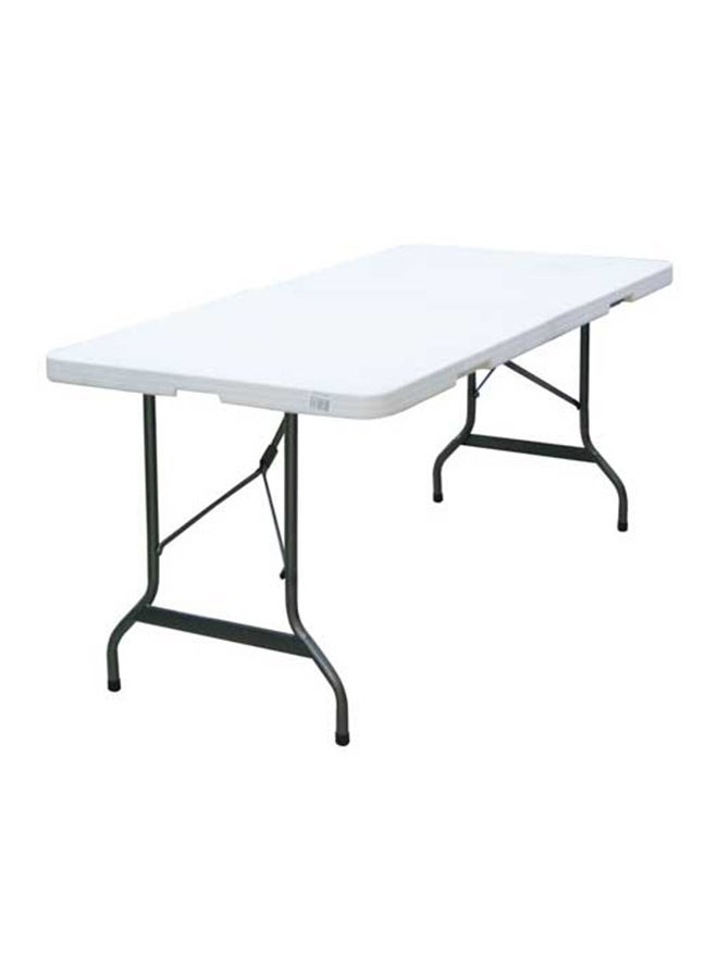 Phone Planet Contemporary design offers efficiency and elegance with a white folding table with dimensions of 180 x 70 cm - Image 2