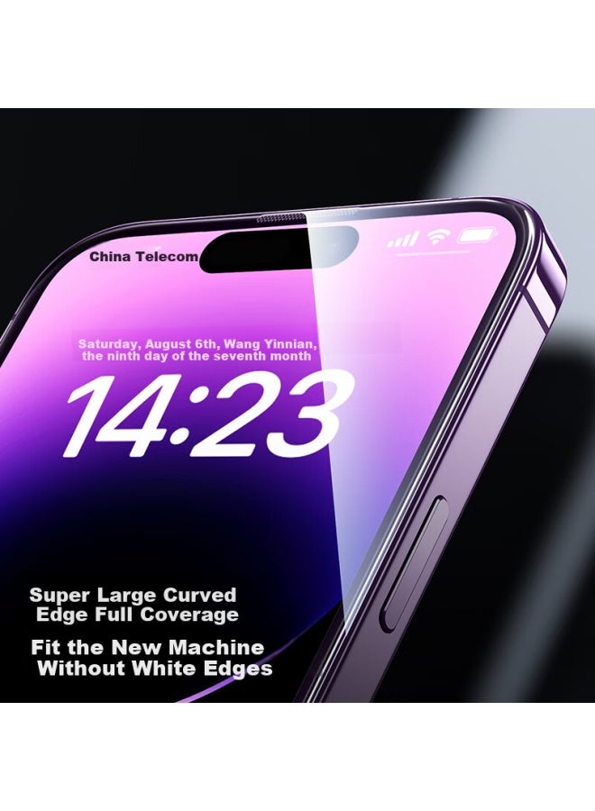 Smartdevil Tempered Glass Screen Protector For Iphone 14 Pro, Full Screen High Definition Anti-explosion Film, Strong Anti-fingerprint, Sensitive Touch, Easy To Apply Without Dust