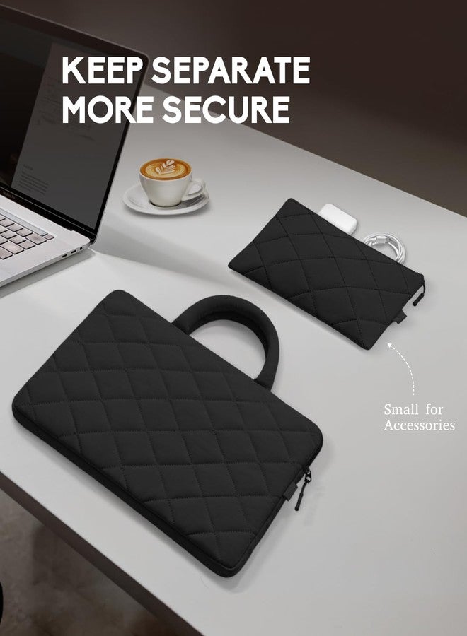 Allive Puffy Laptop Sleeve 13-14 Inch - Shockproof Laptop Case with Handle, Accessories Case - Fits MacBook Pro 16 Inch,15.6 Inch HP - Image 5