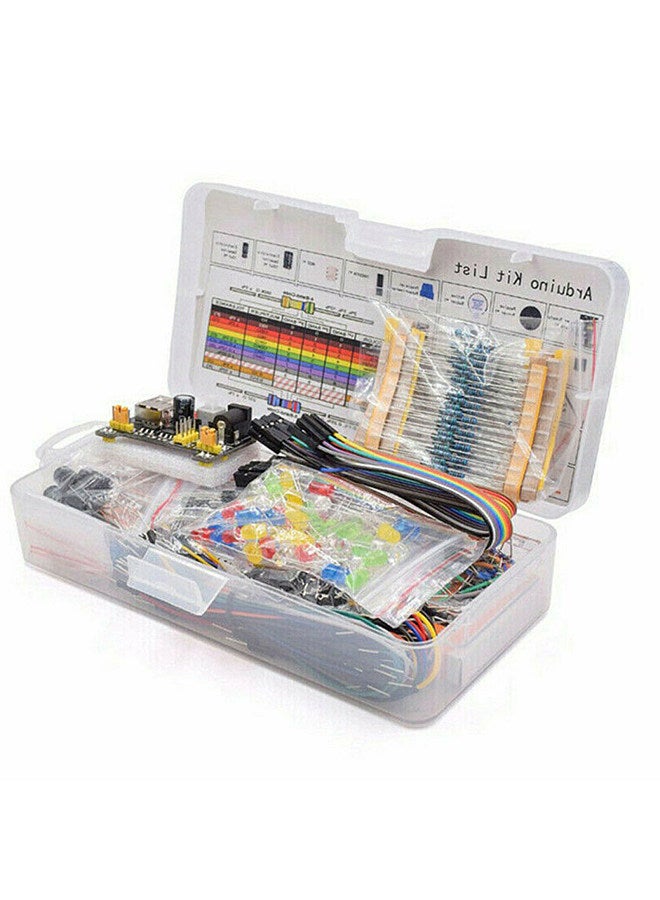 Electronic Components Kit 830 Connect Points Breadboard Cable Resistor Applicable For UNO R3  - Image 1