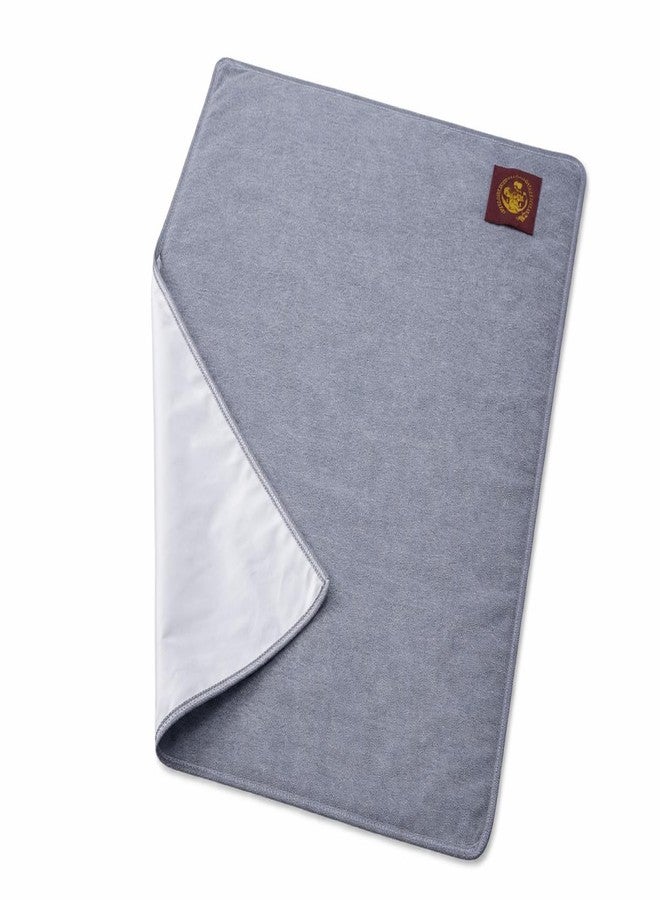 Aazeem Anti-Piling Fleece Extra Absorbent Instant Dry Sheet |Baby Bed Protector, Waterproof Baby Sheet|Washable|Perfect for Kids|Cotton Terry|Grey | Medium Size |Set of 3| - Image 3