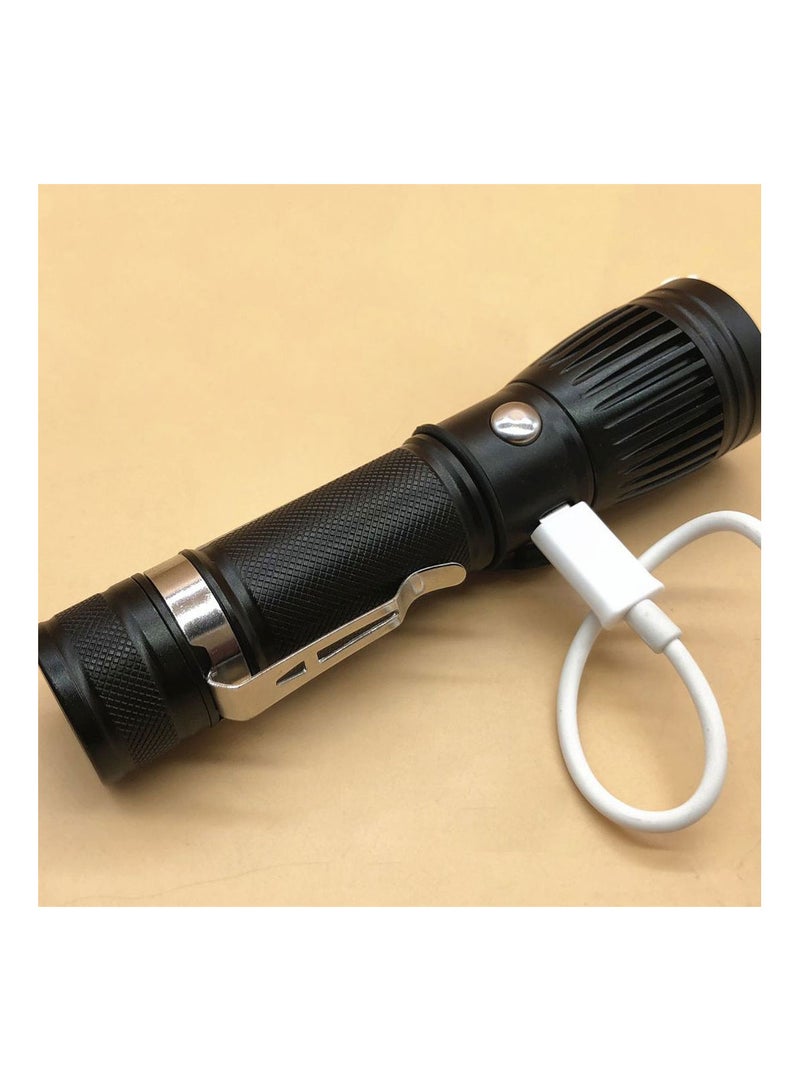Flashlight led with cob usb rechargable - Image 4