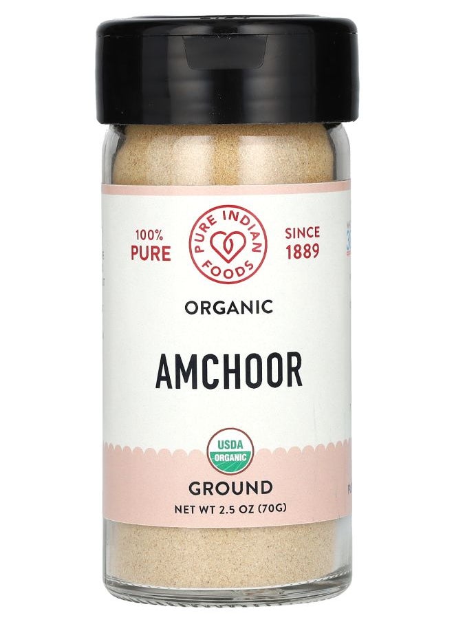 Pure Indian Foods Organic Ground Amchoor 2.5 oz (70 g) 