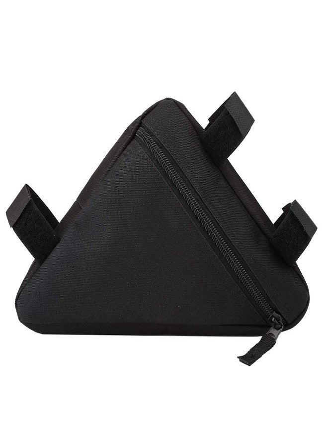 TEUOPIOE Oxford Quick Release Triangle Bike Tool Bag Waterproofs Cycling Frame Bag for Top Tube and Front Saddle Storage Ideal for Road, Mountain, and Commuter Bikes - Image 1