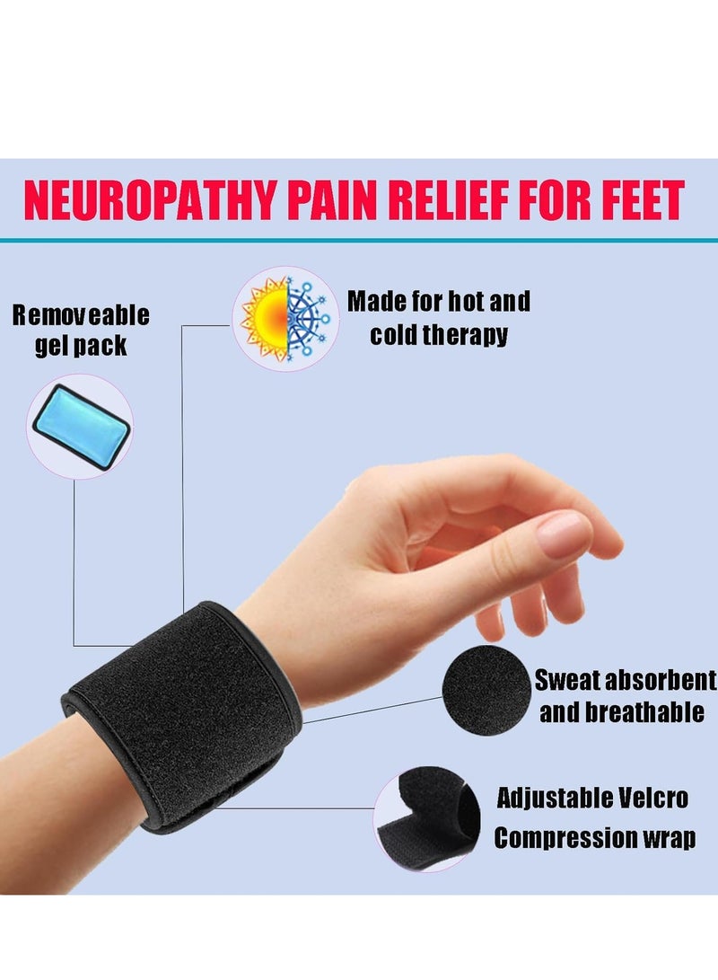 Excefore Cold & Hot Therapy Wrap, Reusable Gel Pack for Pain Relief, Adjustable Shoulder Strap Hand, Arch, Wrist, Arm, Elbow, Myalgia, Sprain, Bruise, Injury, Etc. (1pack) - Image 3