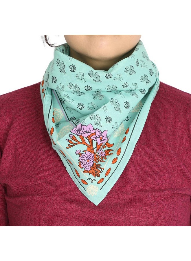 بايو وورلد مجموعة باندانا خفيفة الوزن بتصميم غربي من بايوورلد، مقاس 22 بوصة × 22 بوصة، مكونة من 6 قطع - Image 1