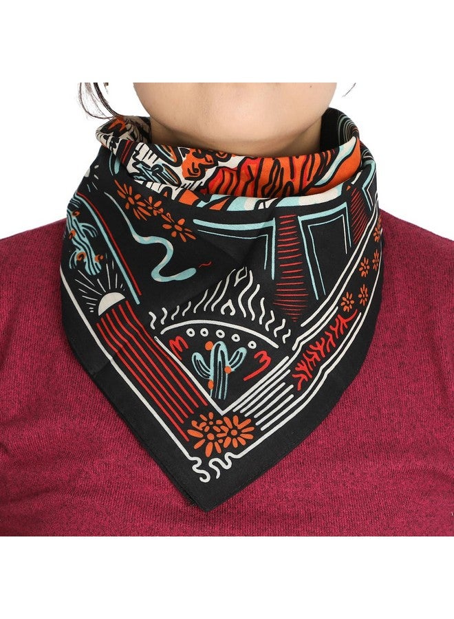 بايو وورلد مجموعة باندانا خفيفة الوزن بتصميم غربي من بايوورلد، مقاس 22 بوصة × 22 بوصة، مكونة من 6 قطع - Image 3