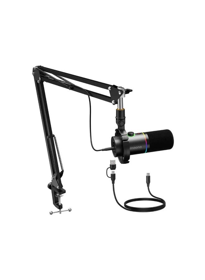 Maono PD200XS XLR/USB Podcast Dynamic Microphone Kit - Image 3