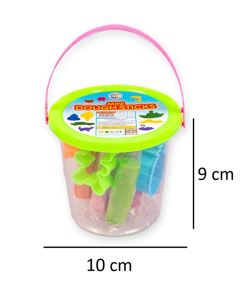 RATNA'S عبوة طين ميني دوغ ستكس الإبداعية مع 8 عصي طين وقوالب (متنوعة) - Image 4