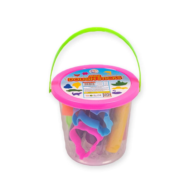 RATNA'S عبوة طين ميني دوغ ستكس الإبداعية مع 8 عصي طين وقوالب (متنوعة) - Image 5