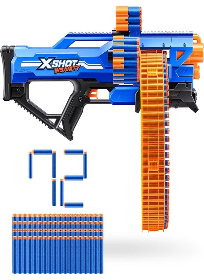 ZURU - Zuru - X- Shot Insanity Mad Mega Barrel with 72 Bullets - 36609 - Image 1